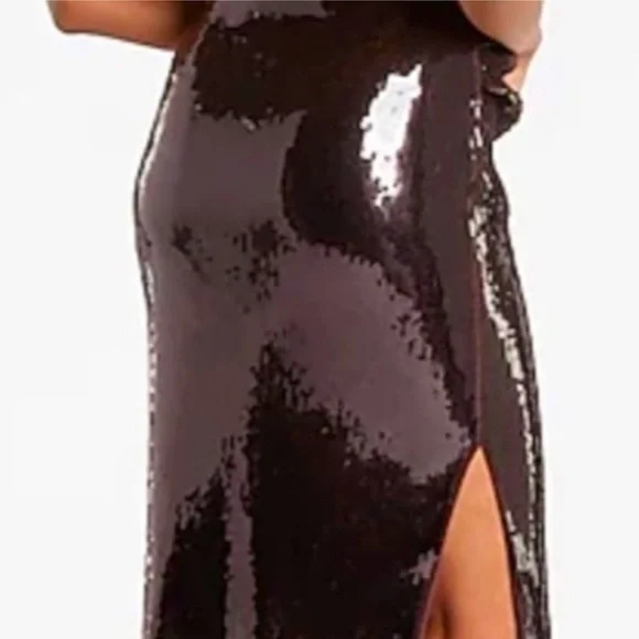 EXPRESS Sequin Midi Dress. Size S - Picture 6 of 16